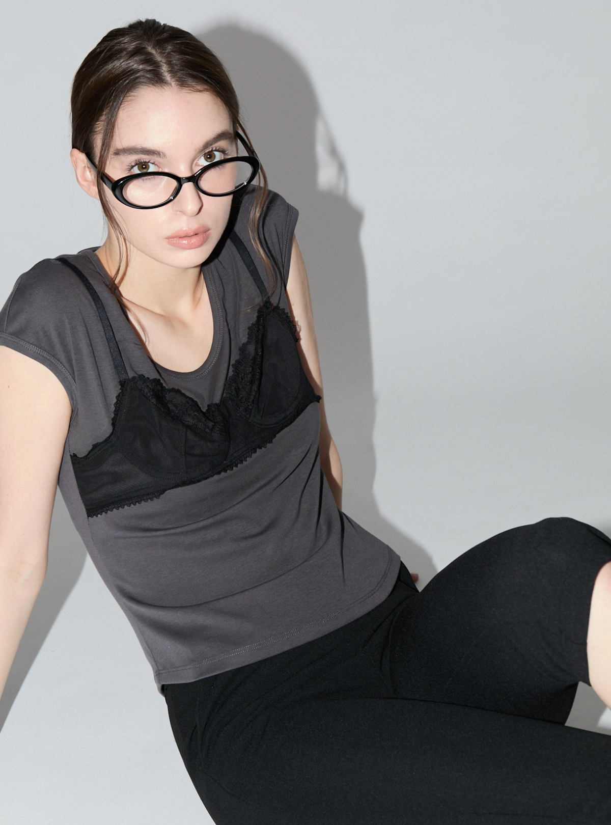 Bralette Layered Tee