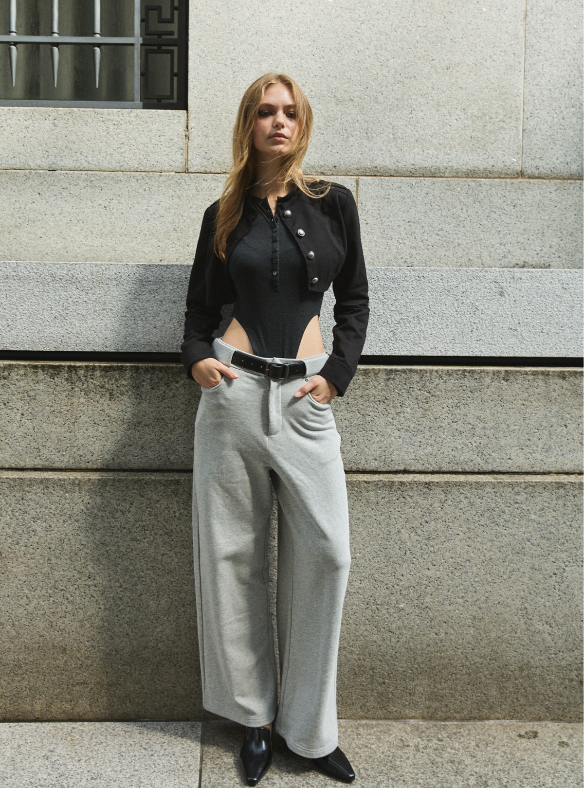 Henley Neck Bodysuit
