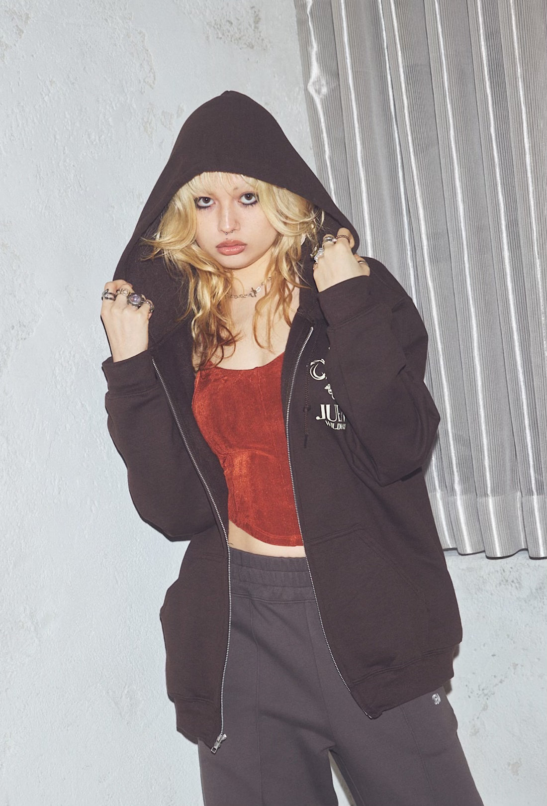 juemi ムートンジャケット Today 20:00- Seam Tape Short Mouton Jacket ¥21,978 お問合せ多数の