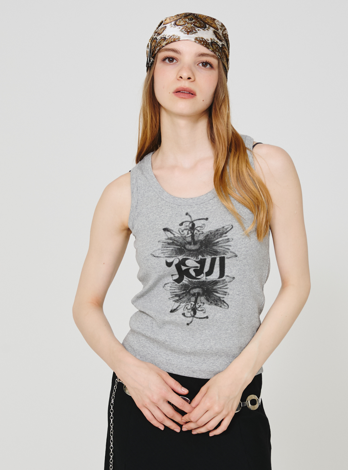 Passiflora Rib Tank Top
