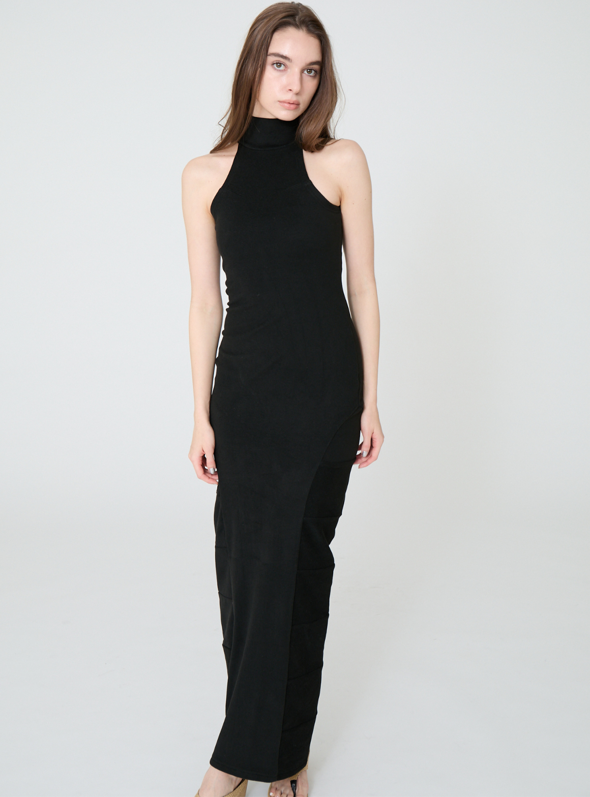 High Neck Maxi Dress