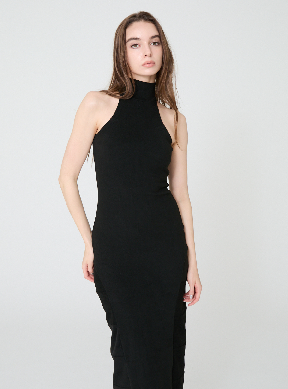 High Neck Maxi Dress