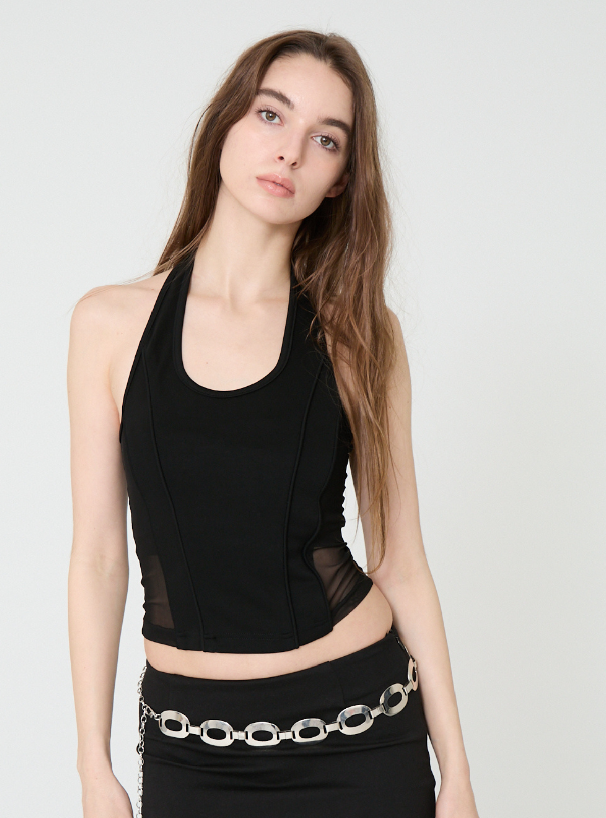 Sheer Switch Halter Top
