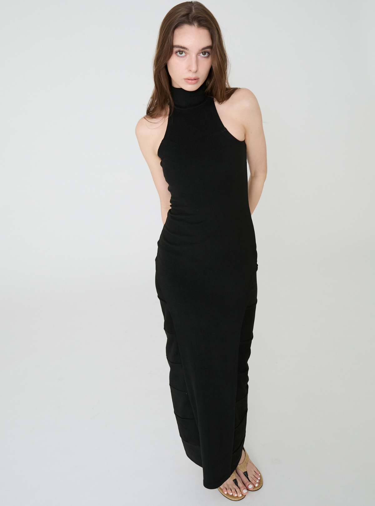 High Neck Maxi Dress