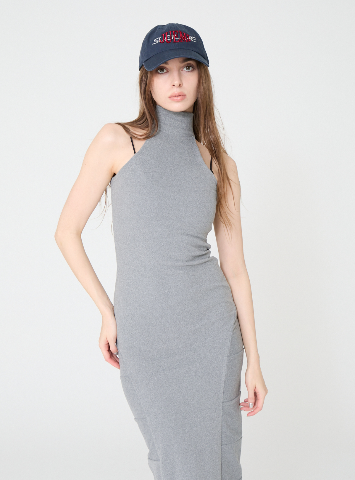 High Neck Maxi Dress