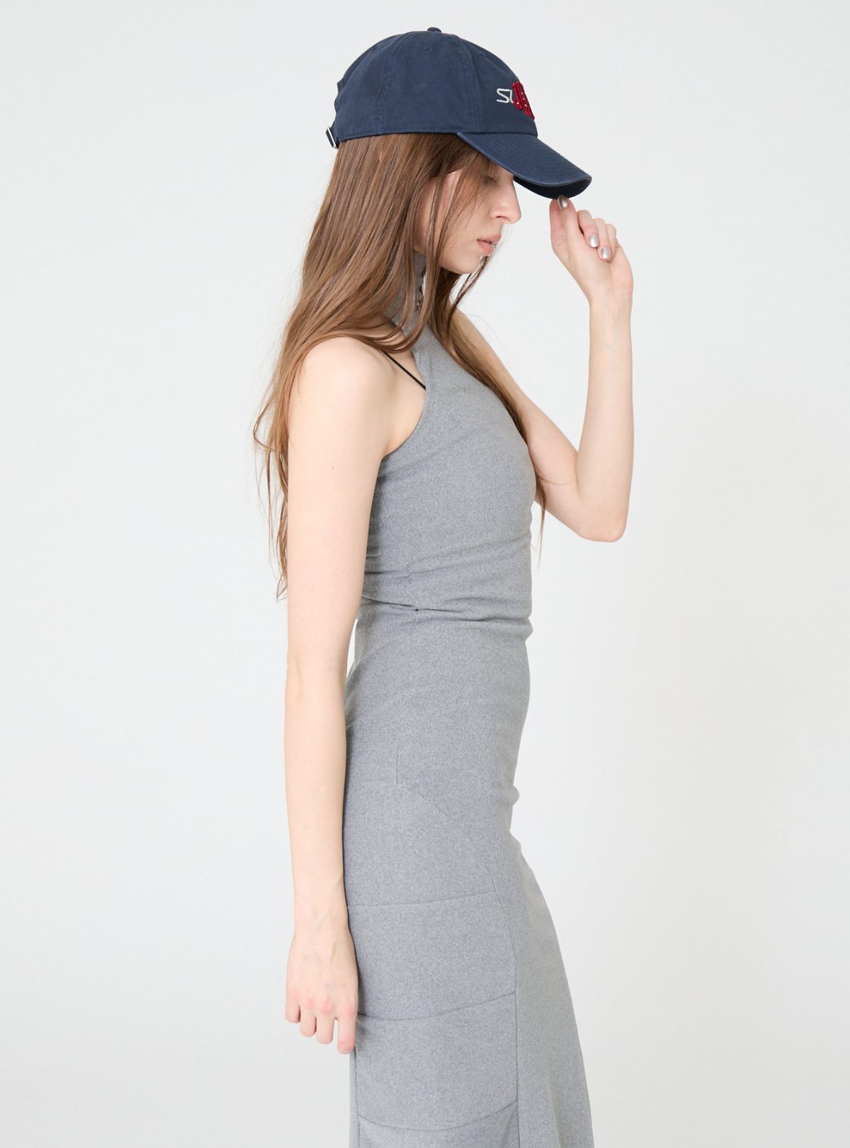 High Neck Maxi Dress