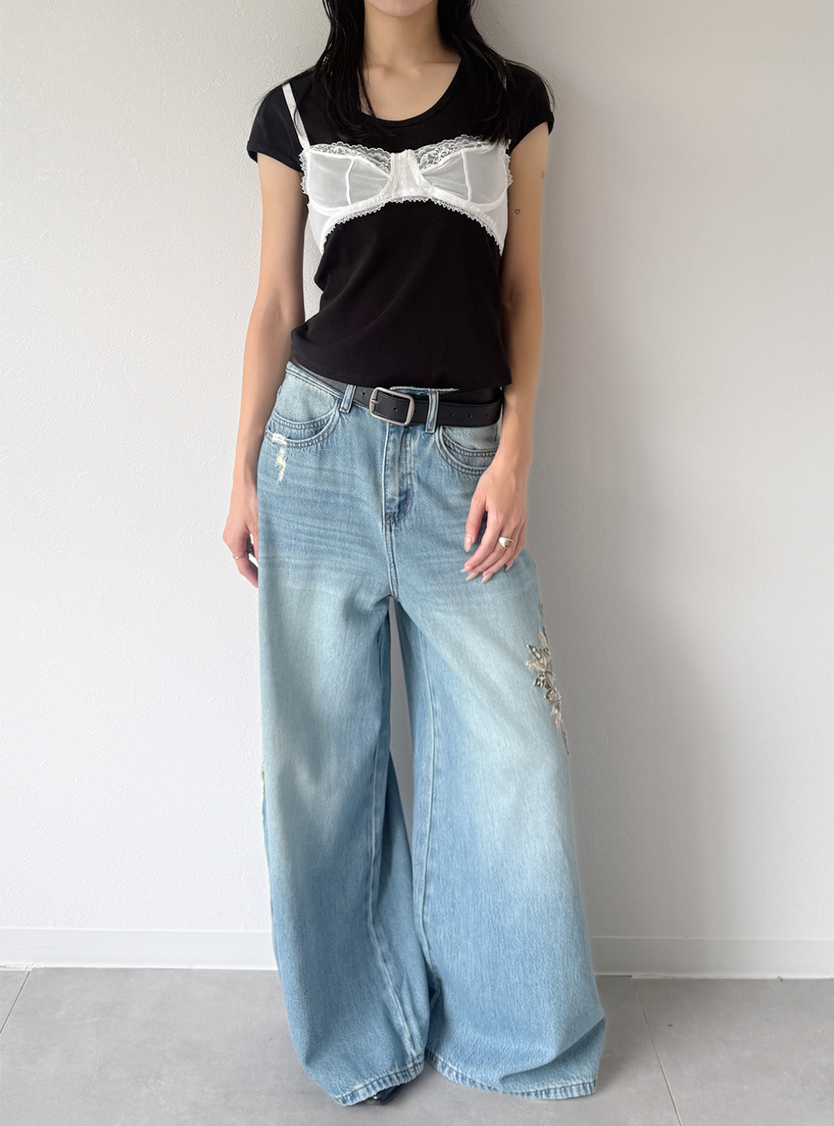 Bralette Layered Tee