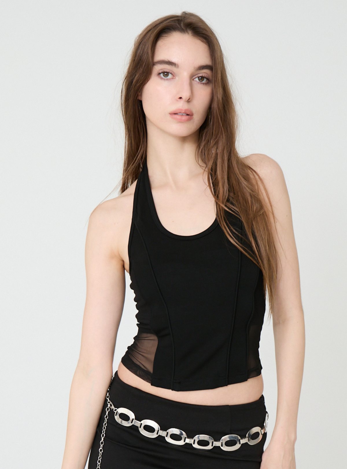 Sheer Switch Halter Top