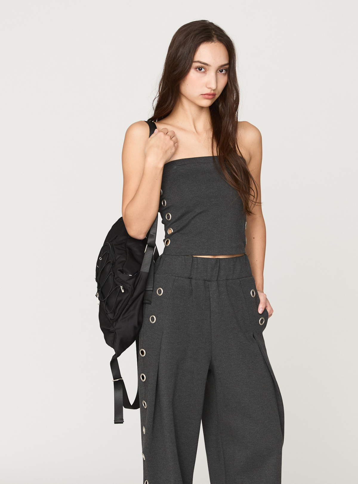 Smooth Eyelet Bare Top