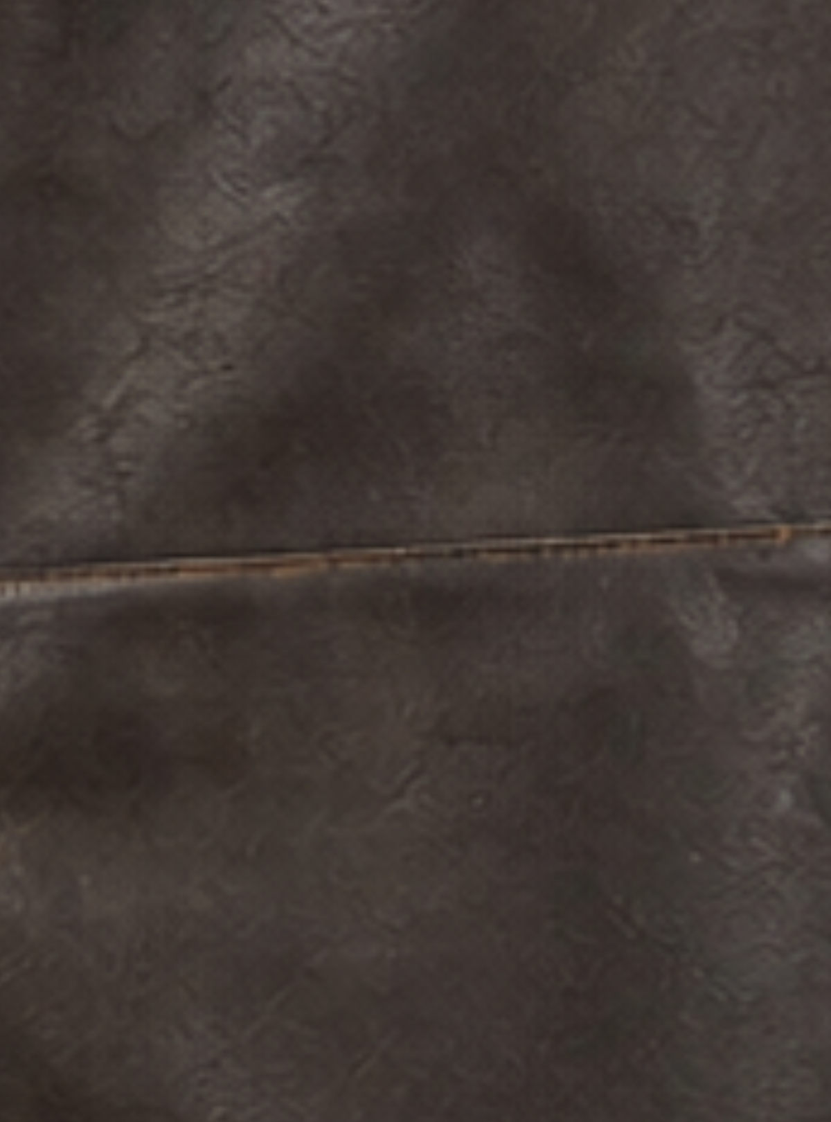 Faux Leather Slit Long SK