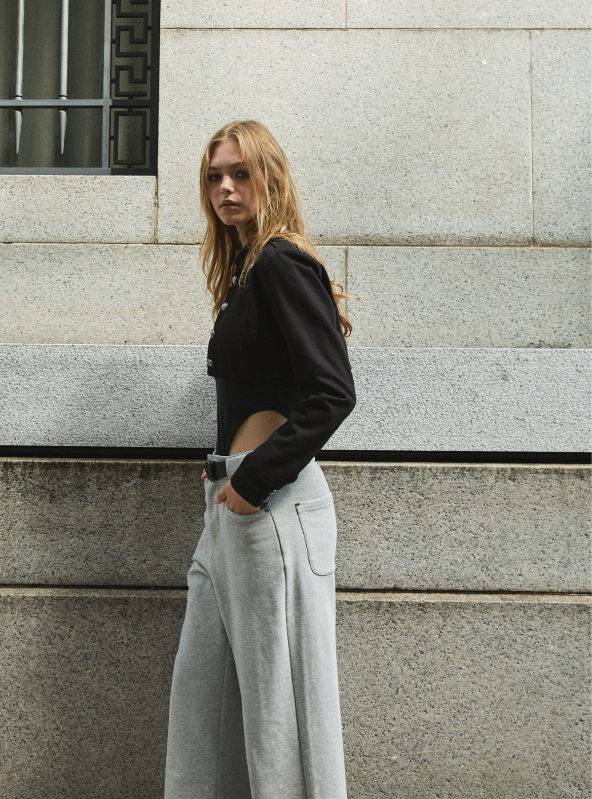 Belted Sweat Pants