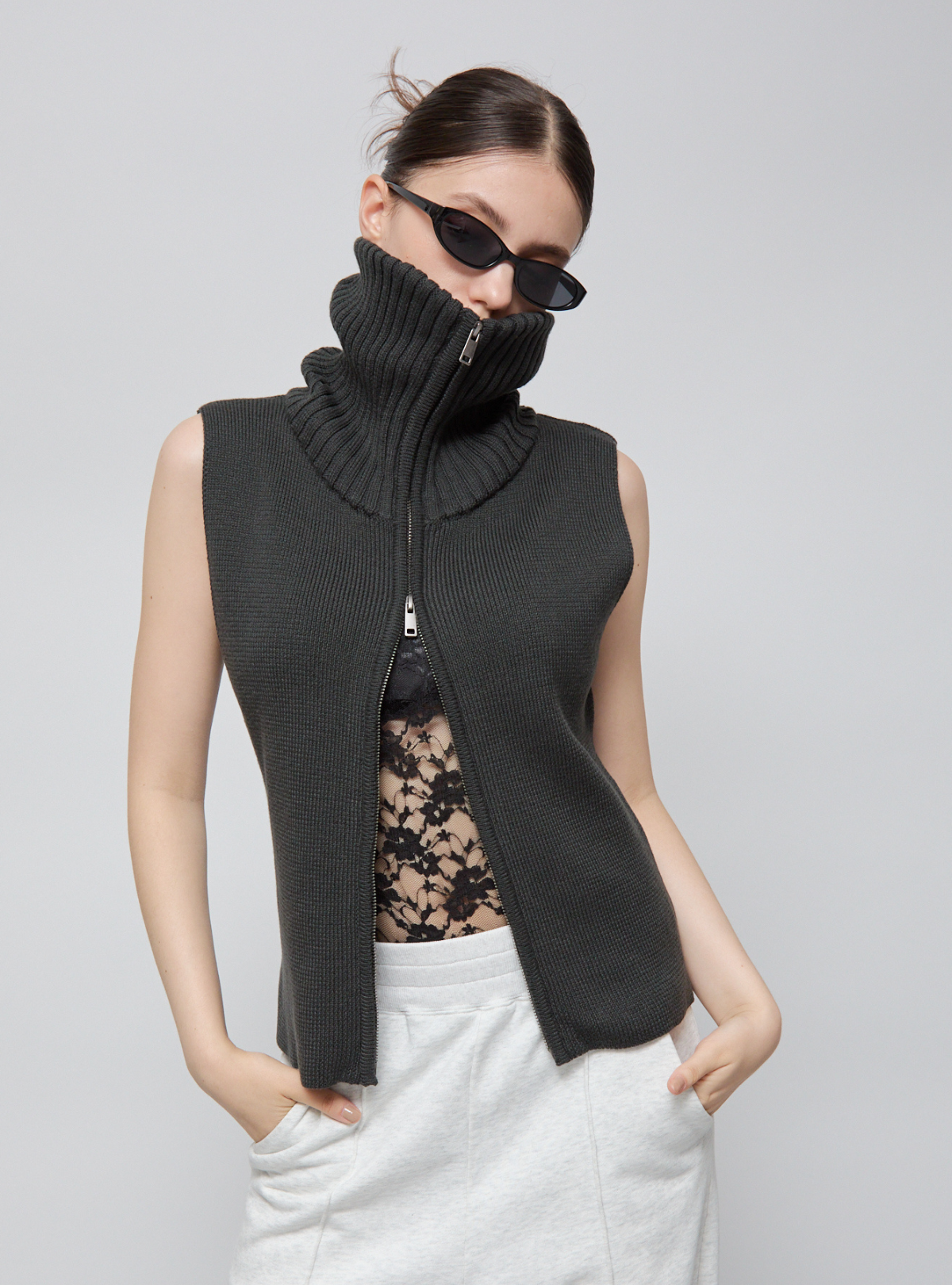 Loose Turtle Knit Tank