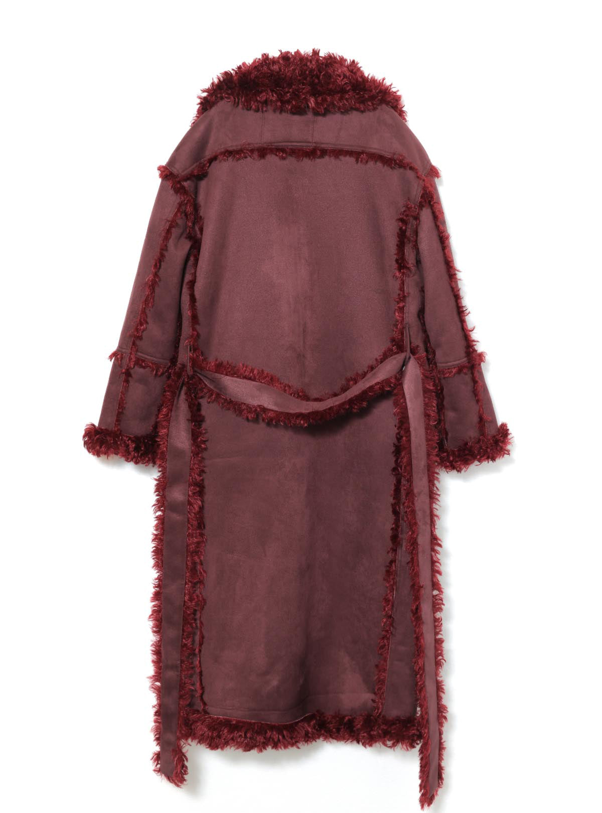 Curly Boa Long Mouton Coat