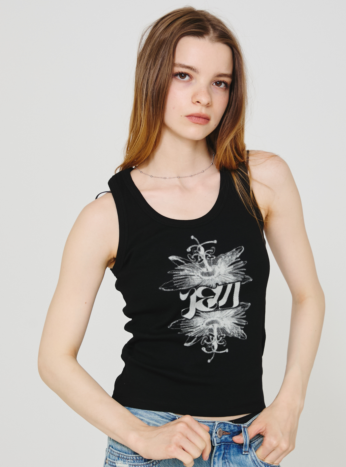 Passiflora Rib Tank Top