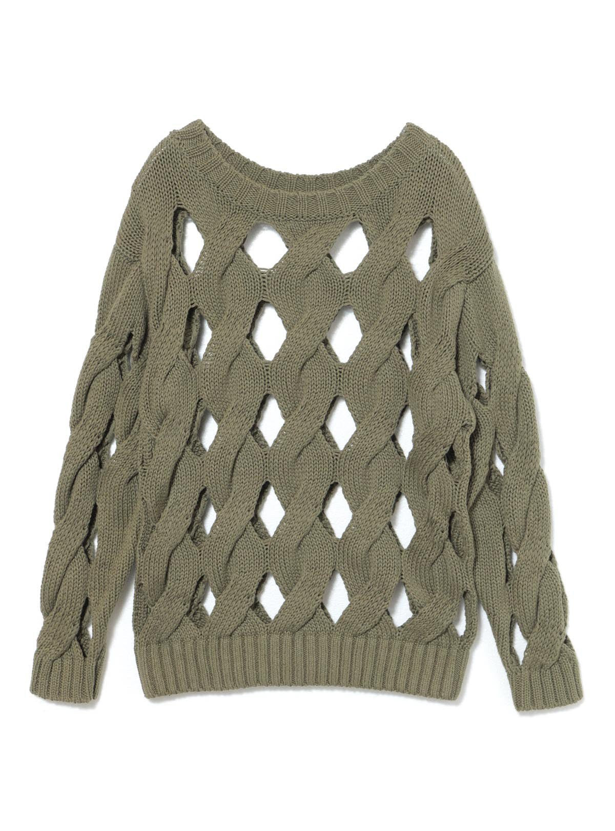 JUEMI - juemi イカちゃんニット Skin Peek Cable Knit – JUEMI