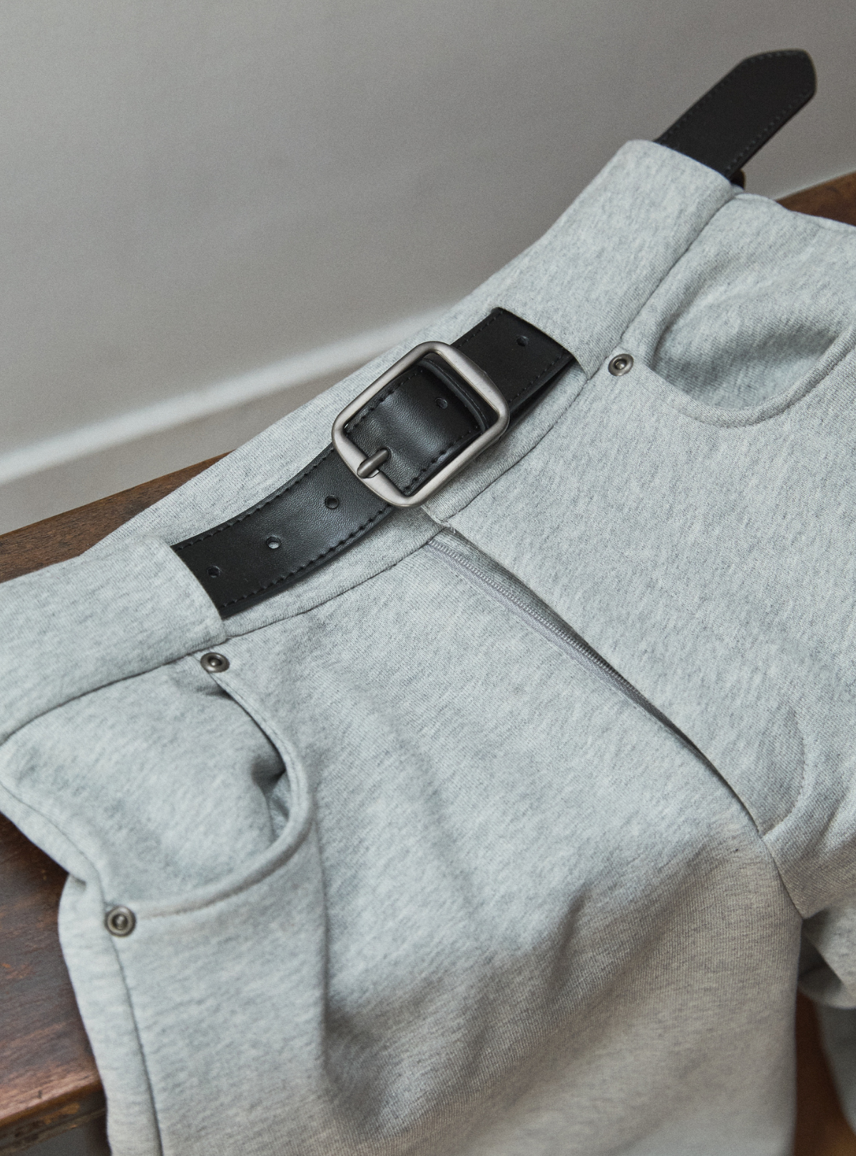 Belted Sweat Pants