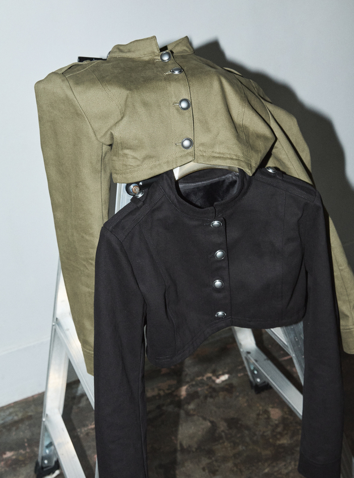 Military Twill Short Jacket