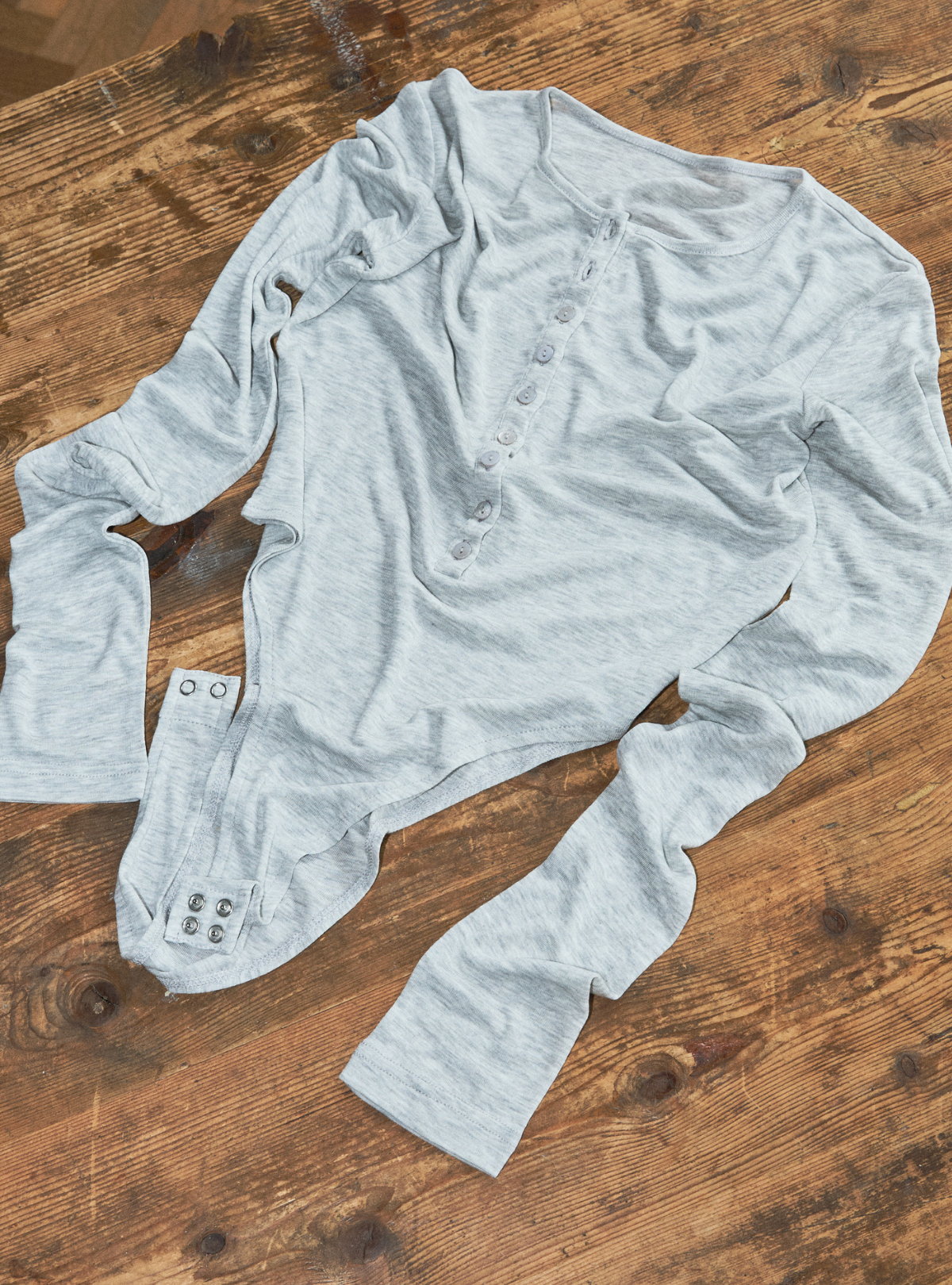 Henley Neck Bodysuit