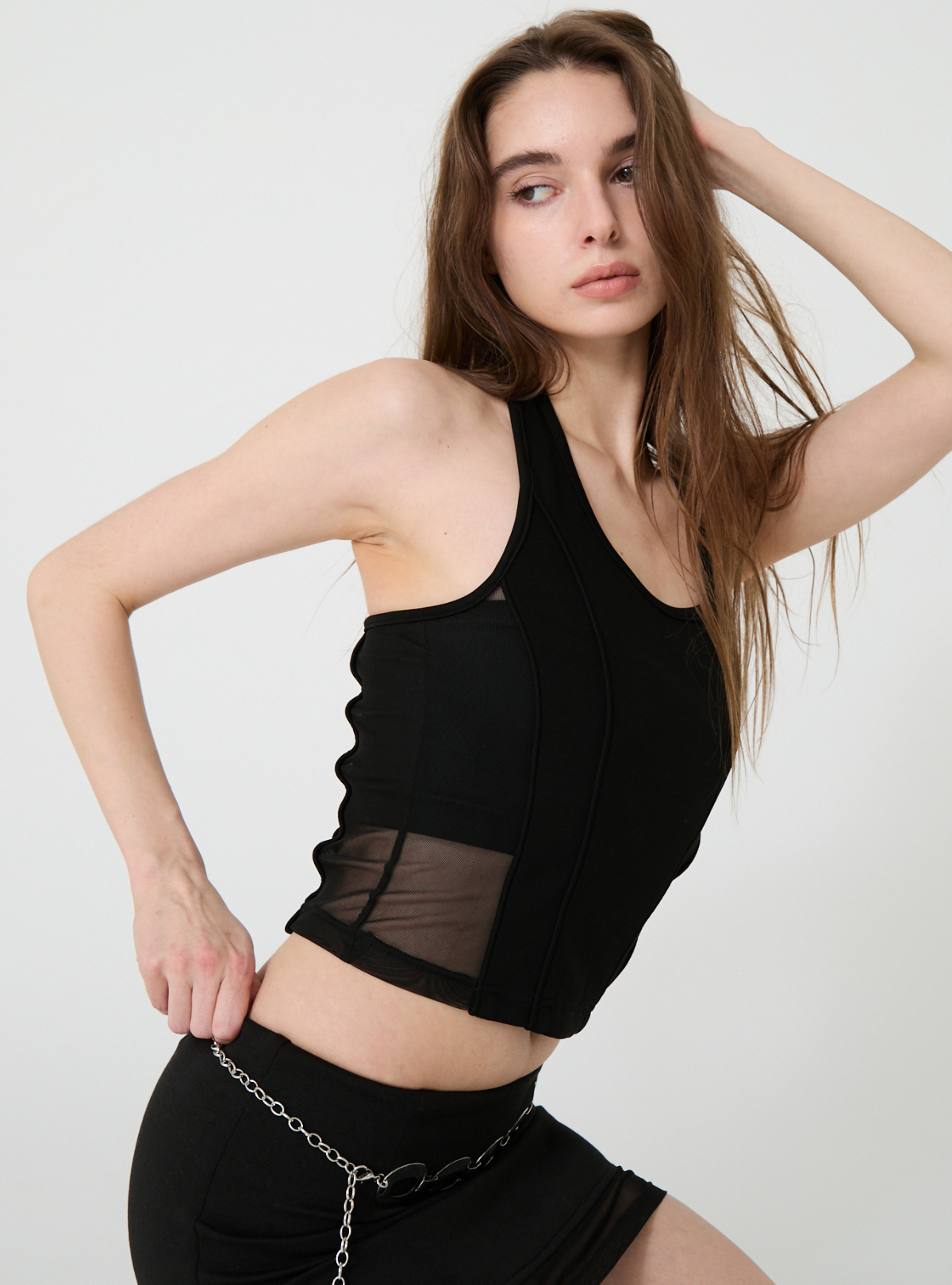 Sheer Switch Halter Top