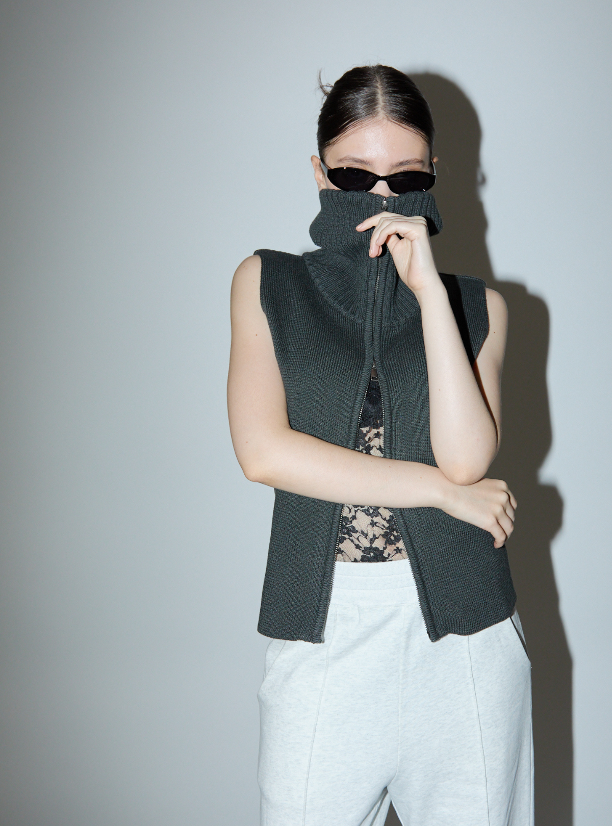 Loose Turtle Knit Tank