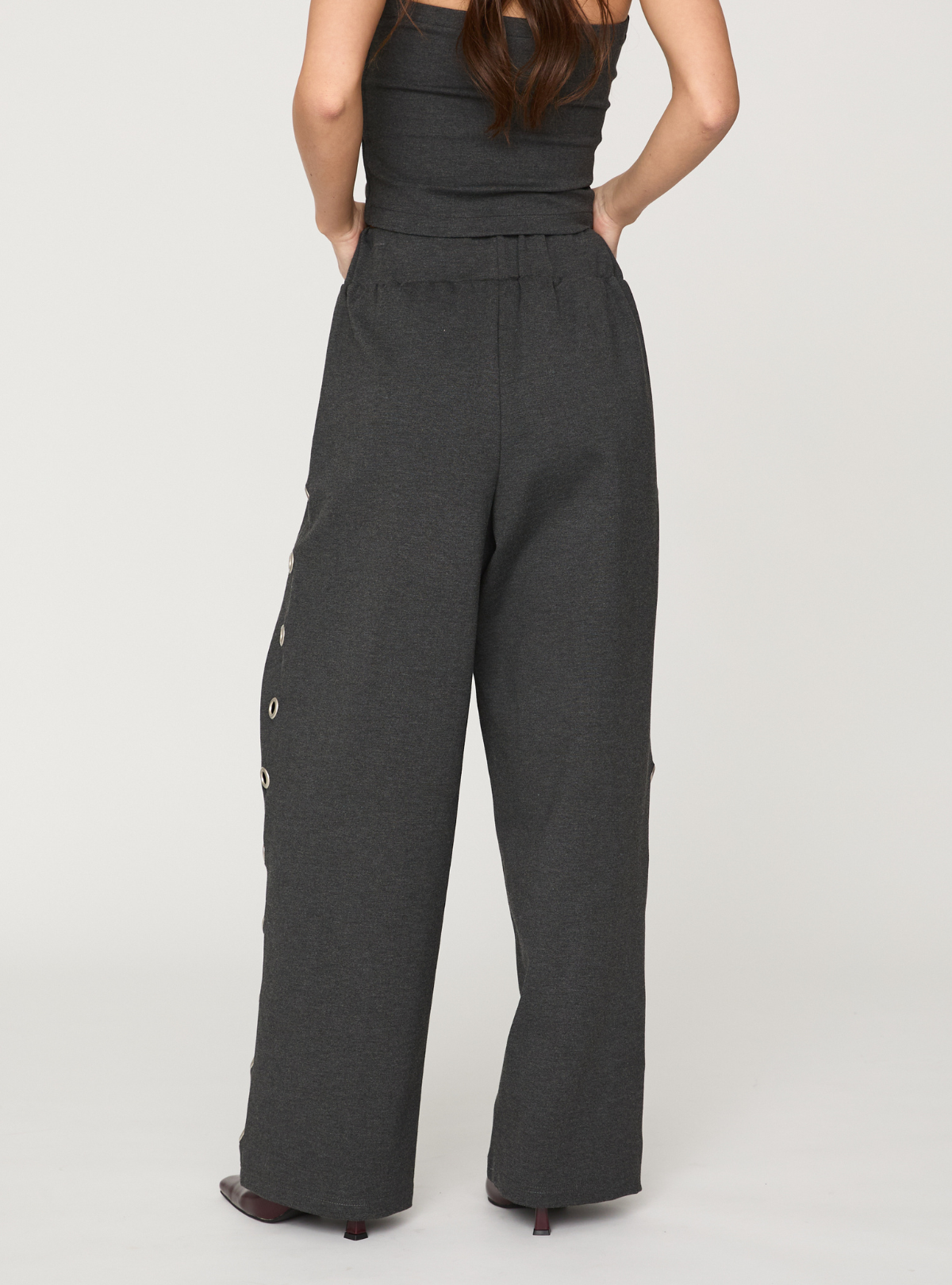 Smooth Eyelet Pants