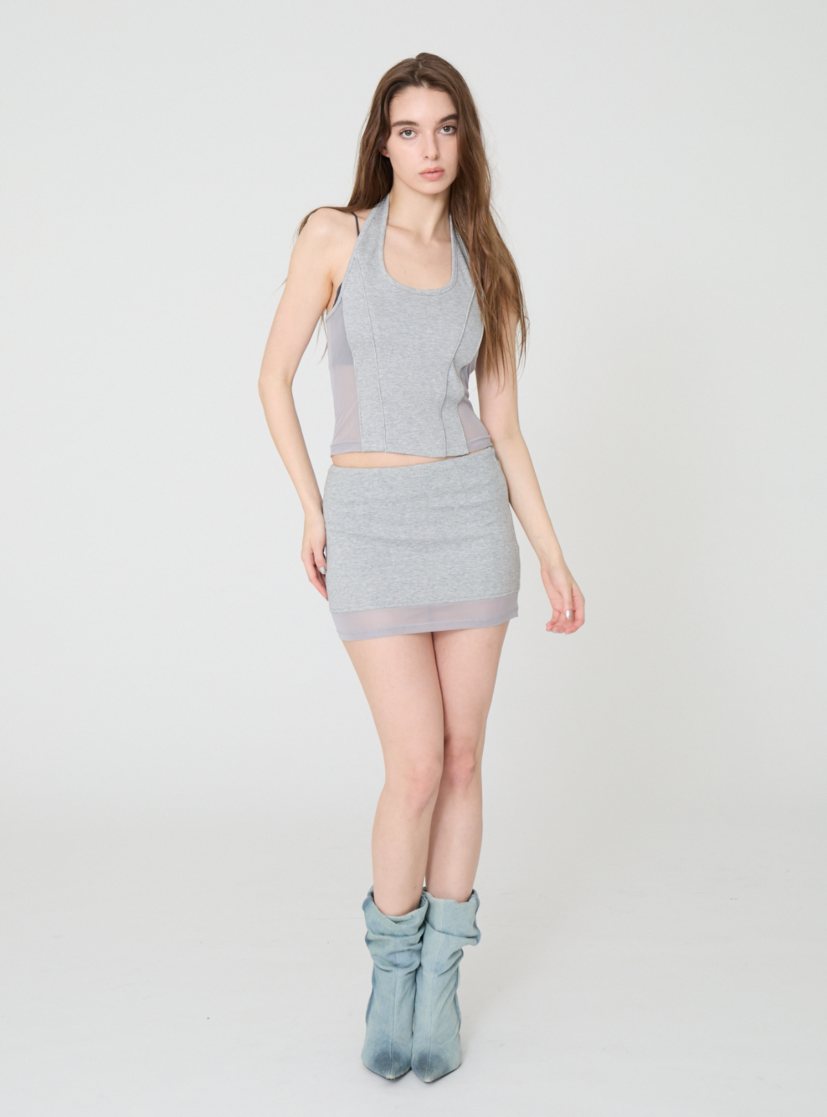 Sheer Switch Halter Top