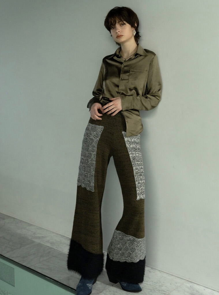 Combination Knit Pants