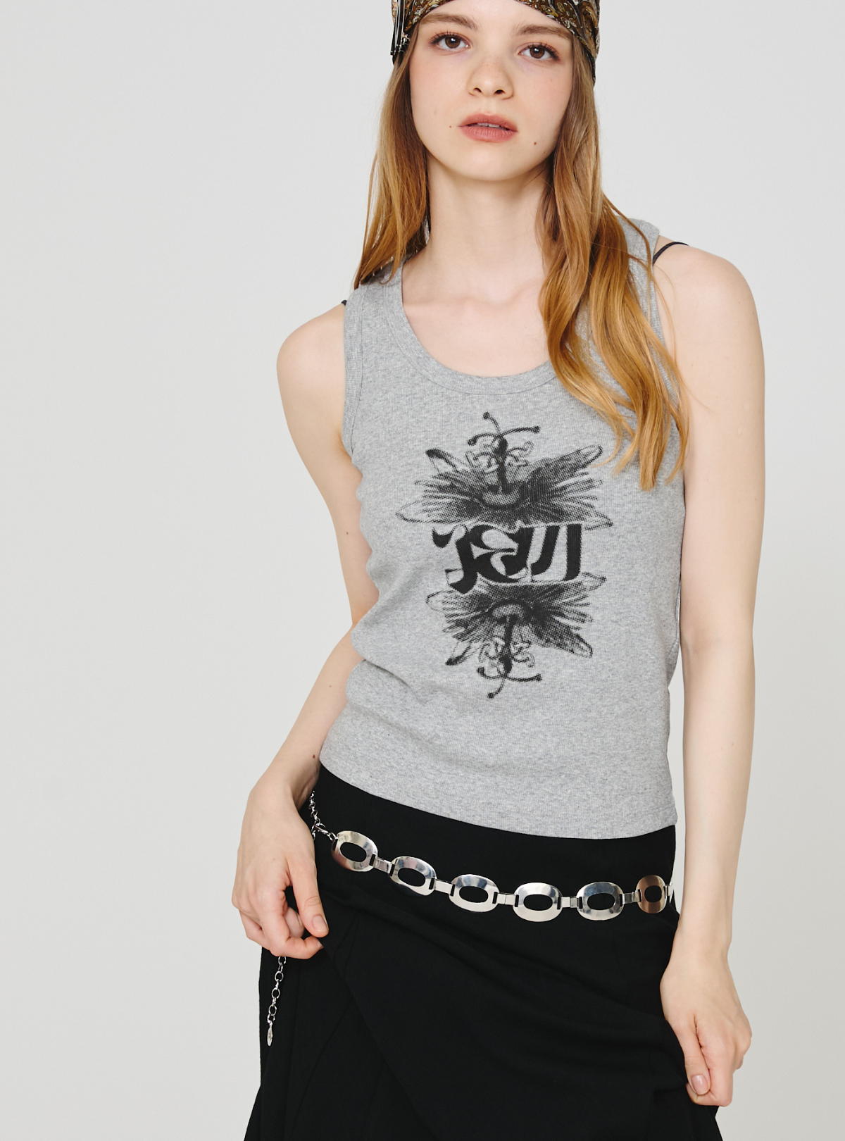 Passiflora Rib Tank Top