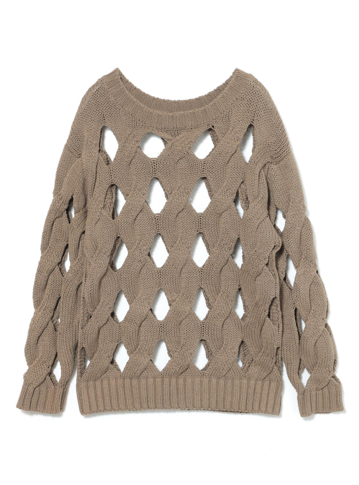ニット/セーター juemi knit Skin Peek Cable Knit – JUEMI