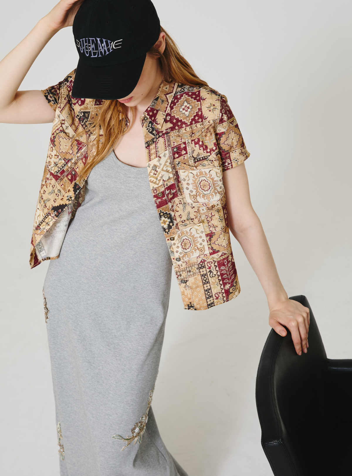 Back Slit 2way Shirt