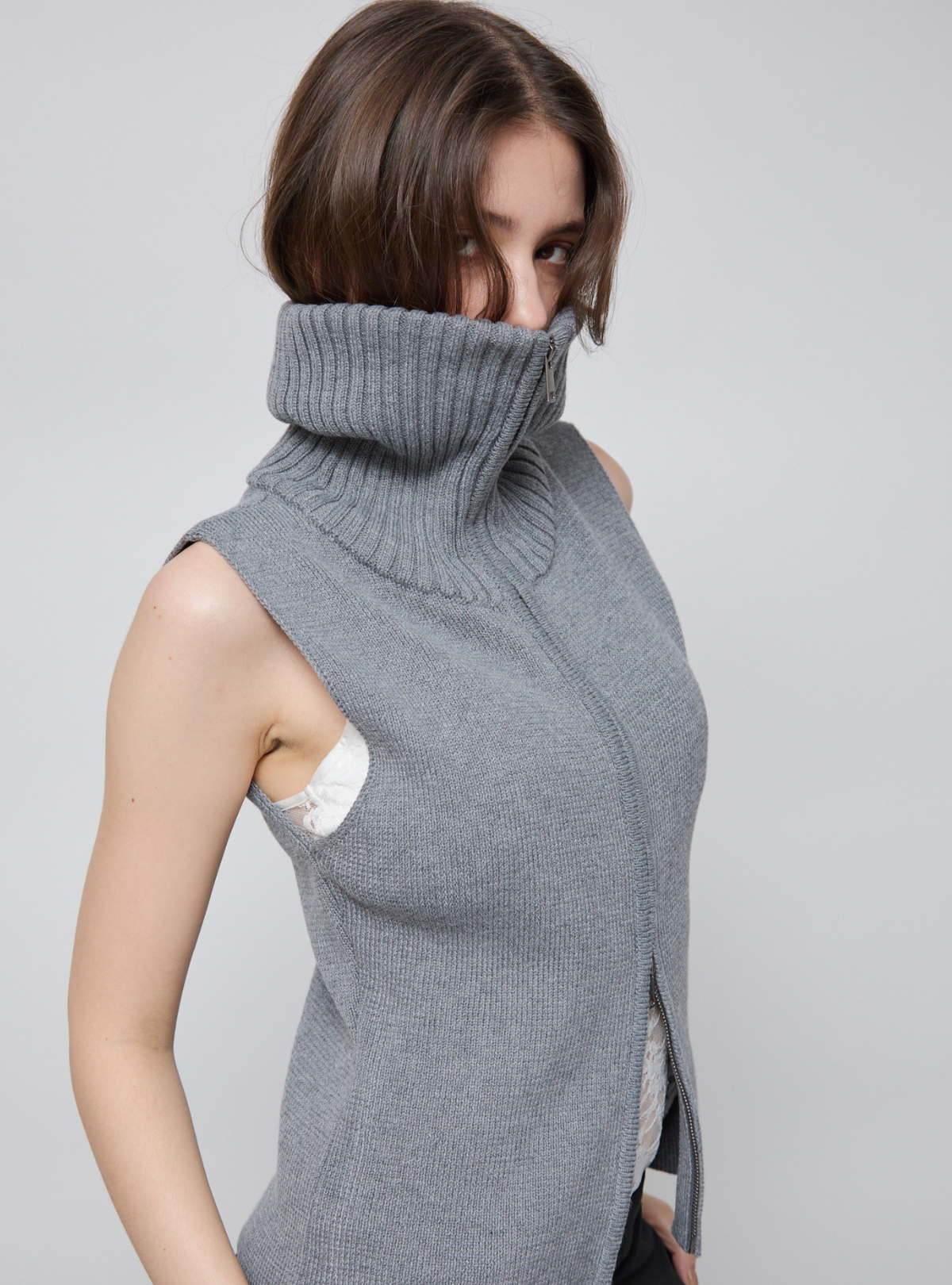 Loose Turtle Knit Tank