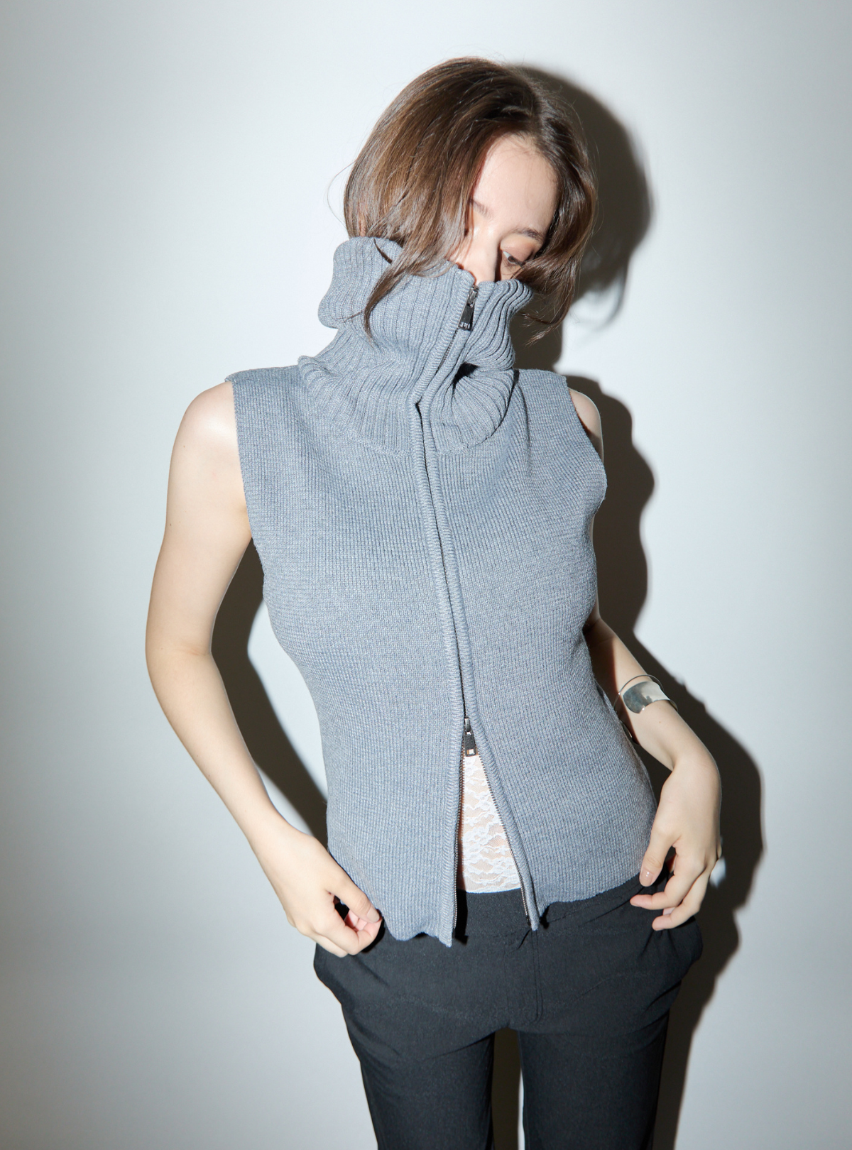 Loose Turtle Knit Tank