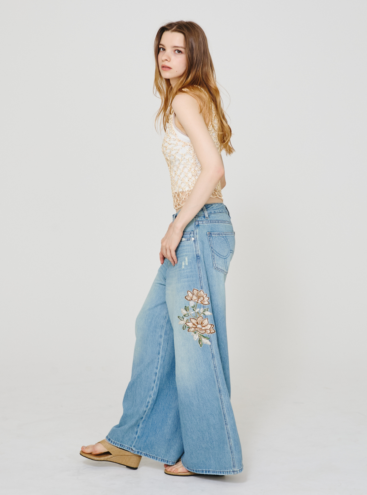 Sequin Lattice Tank Set