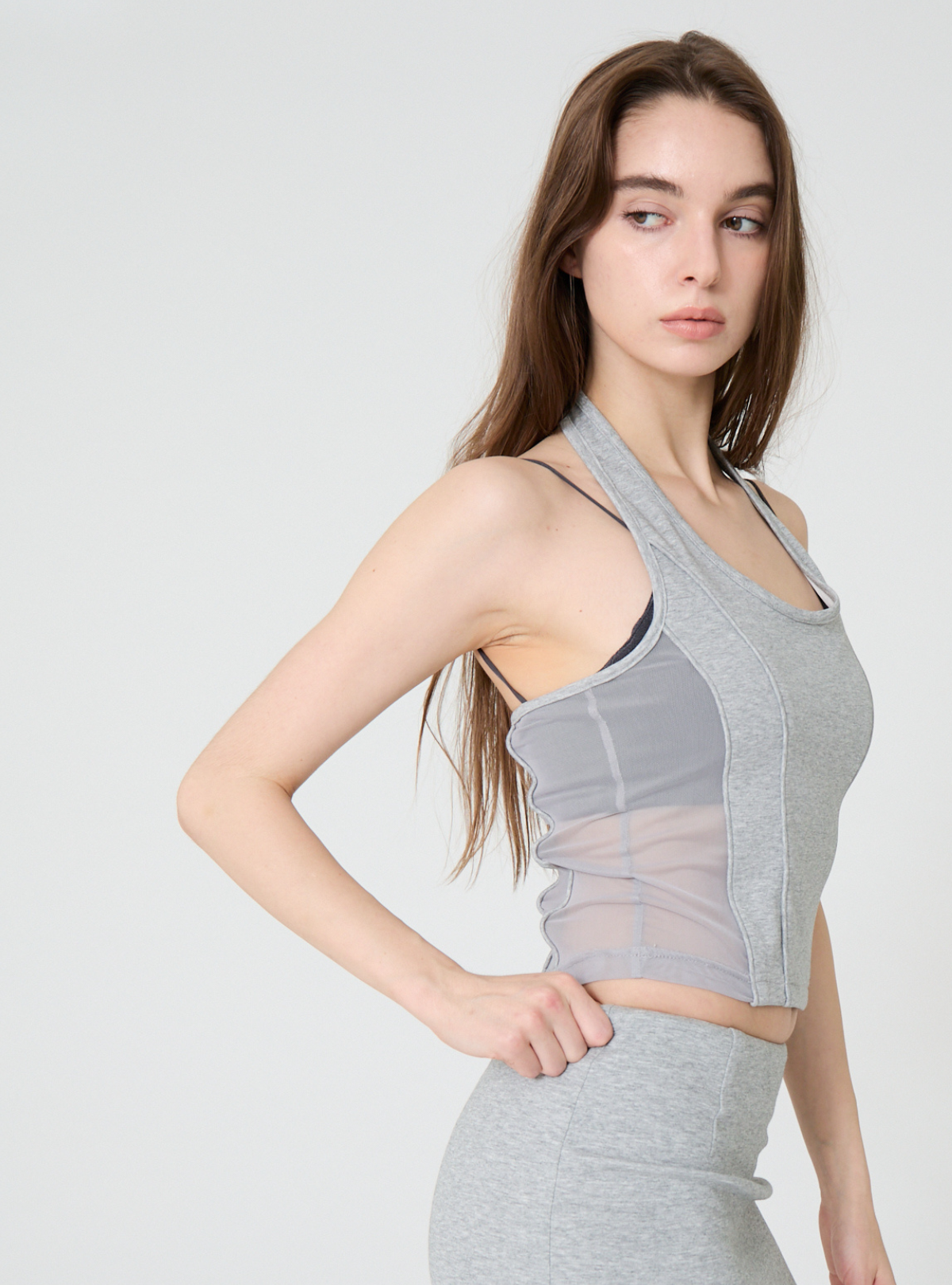 Sheer Switch Halter Top