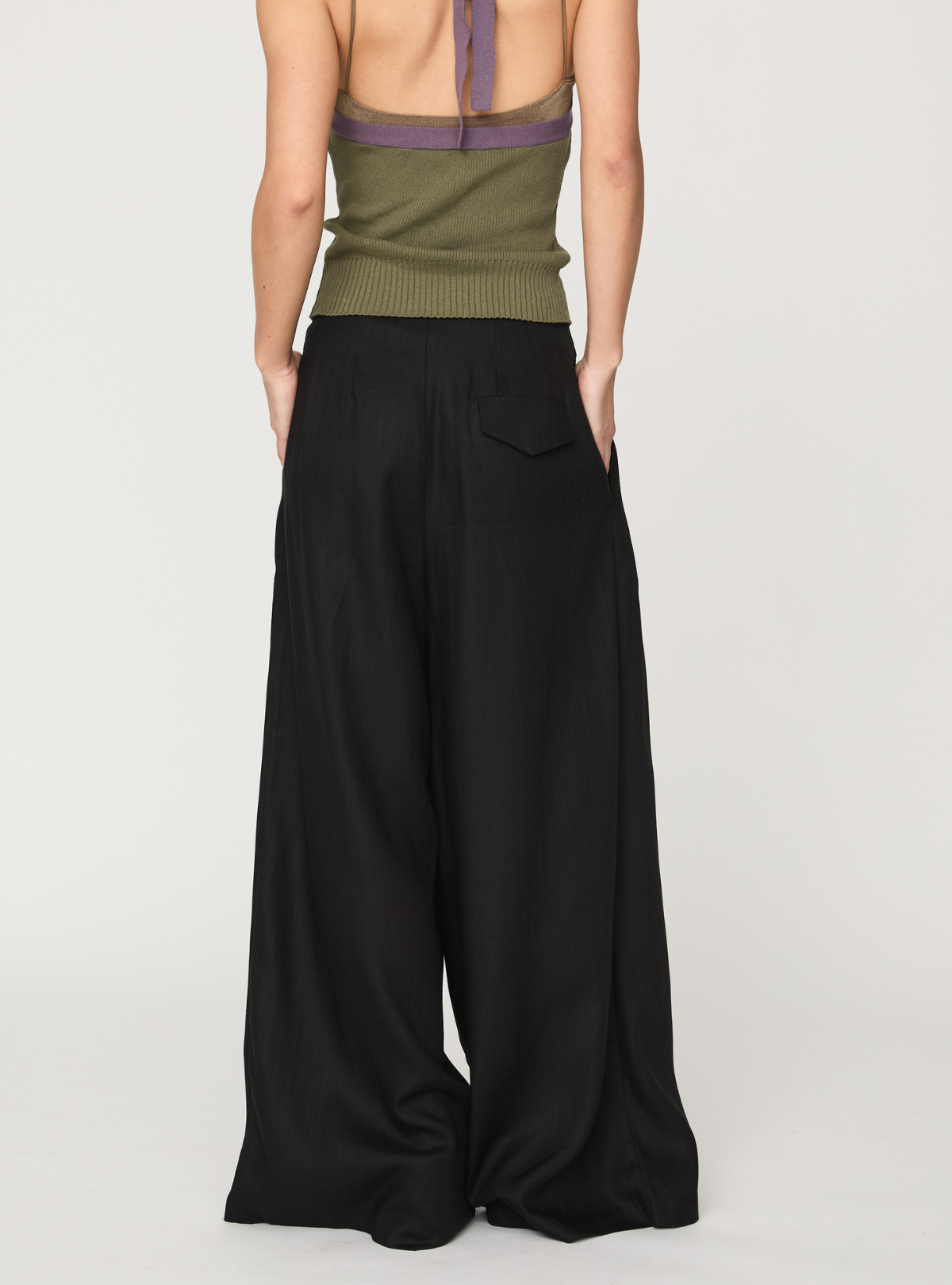 Linen Volume Wide Pants