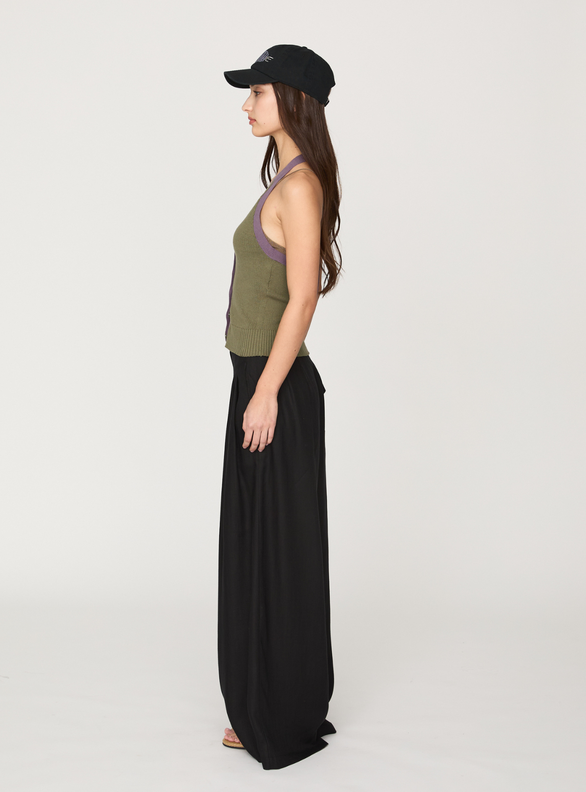 Linen Volume Wide Pants