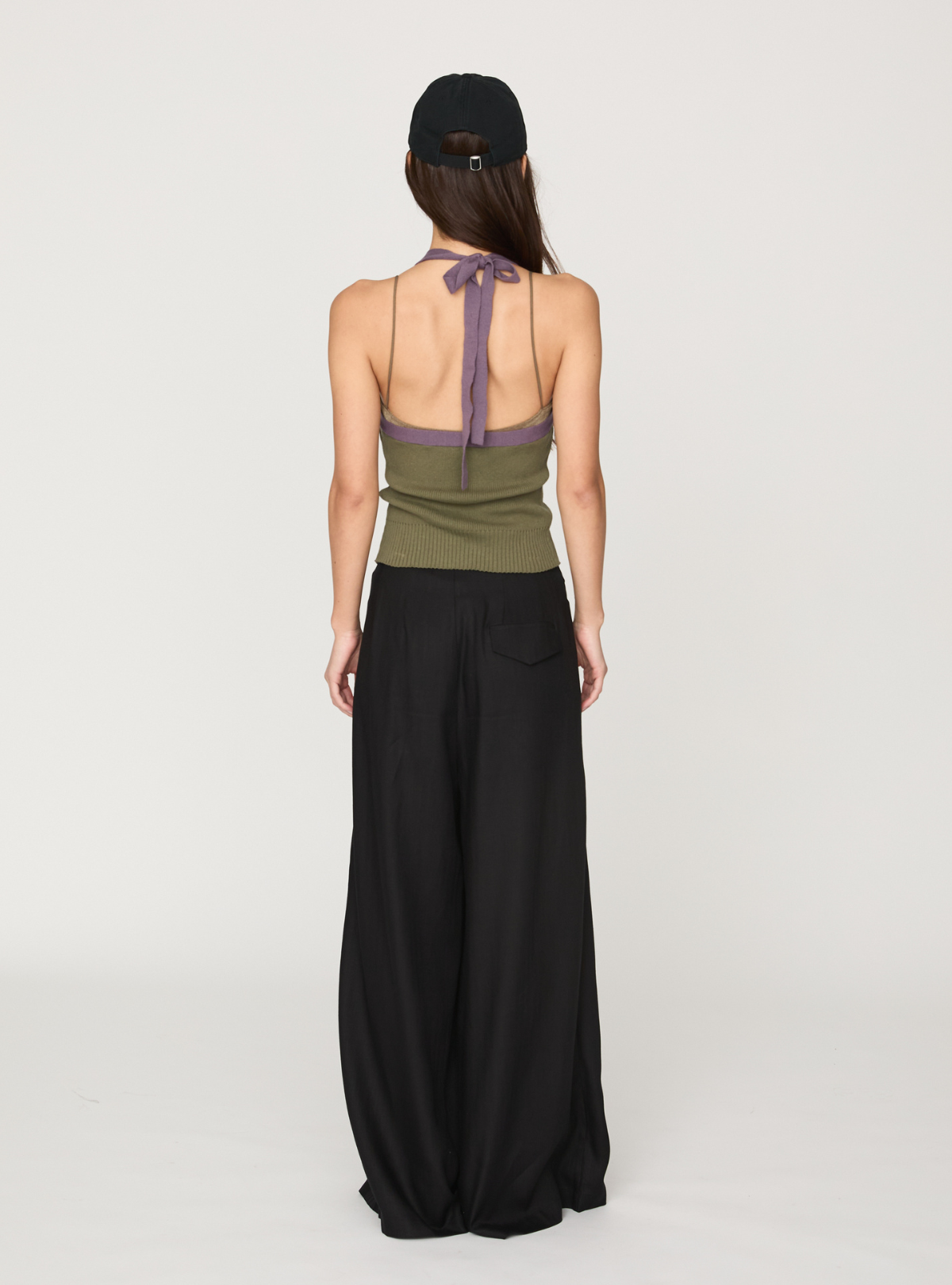 Linen Volume Wide Pants