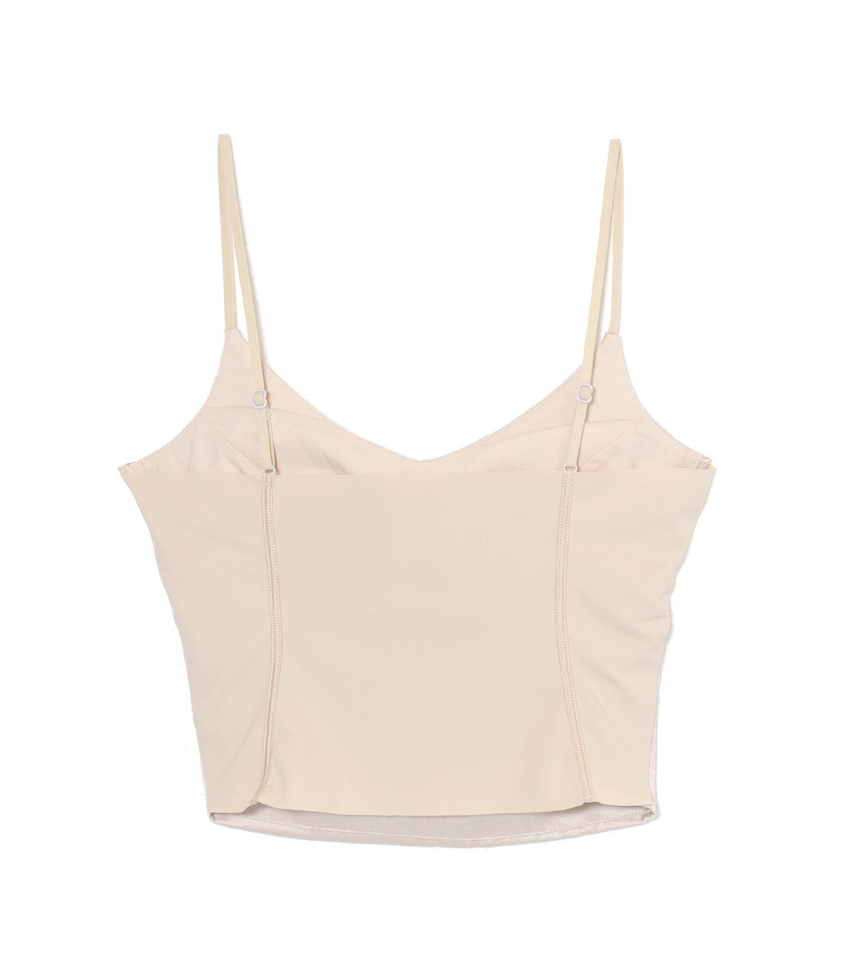 Seam Panel Satin Bustier