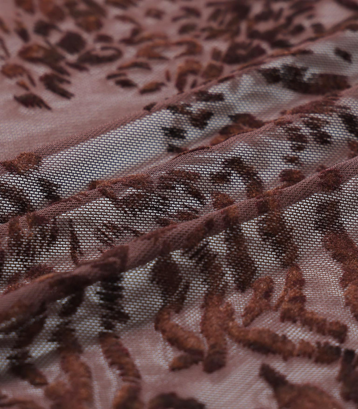 Flocky Tulle scarf