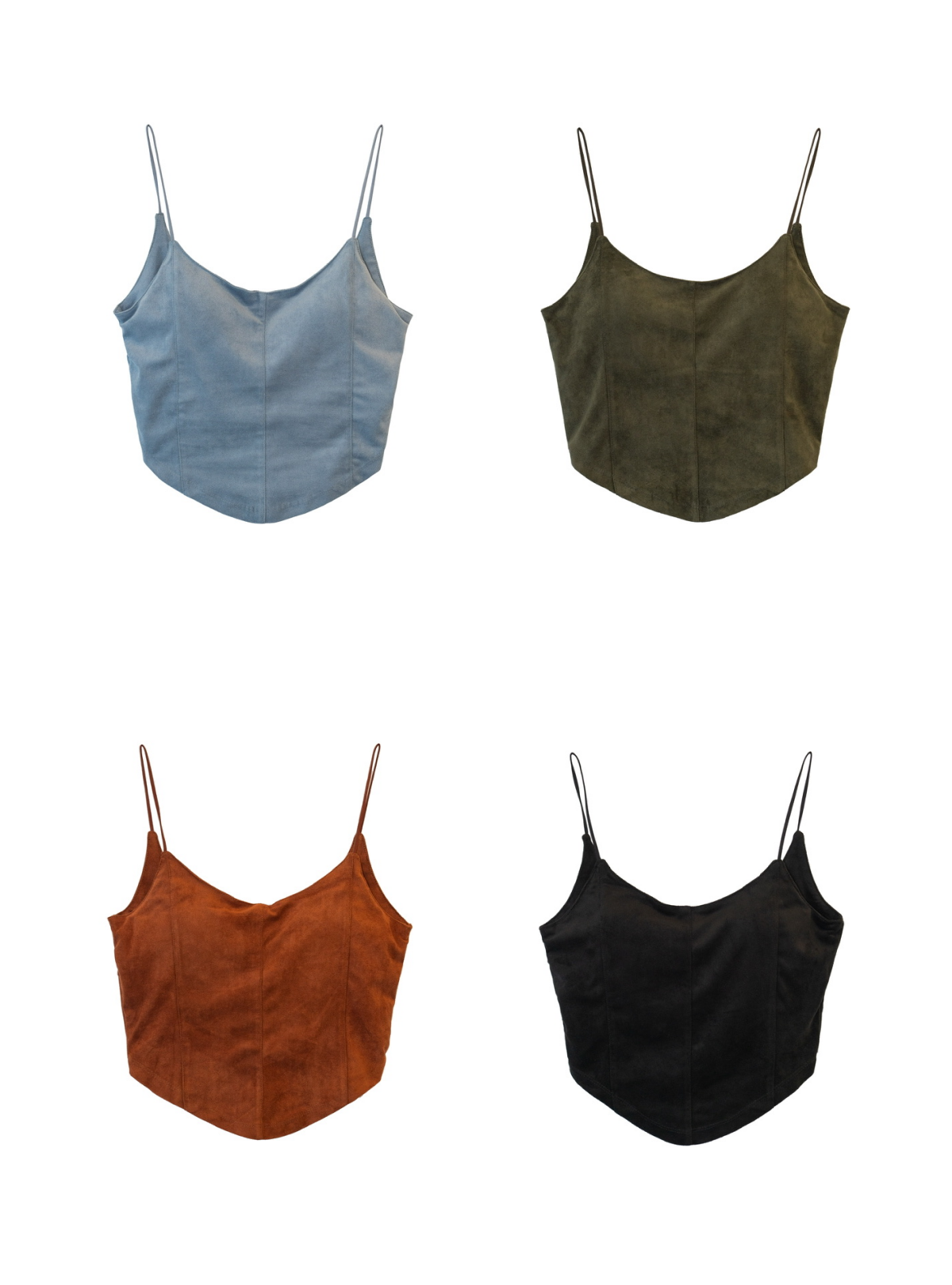 Suede Touch Bustier