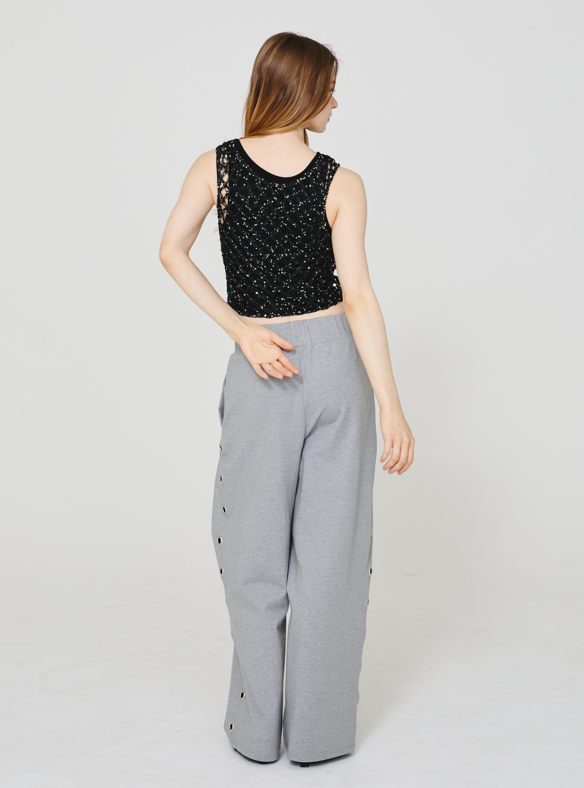Sequin Lattice Tank Set