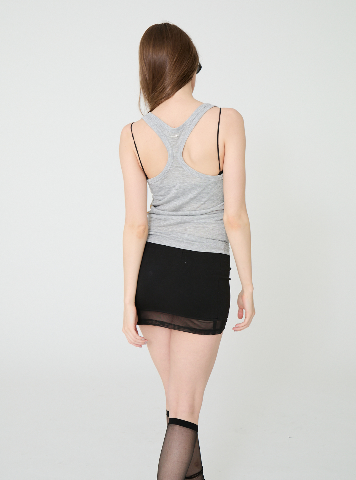 Sheer Switch Mini Skirt