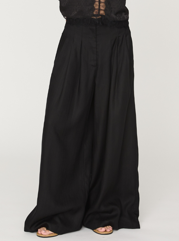 Linen Volume Wide Pants