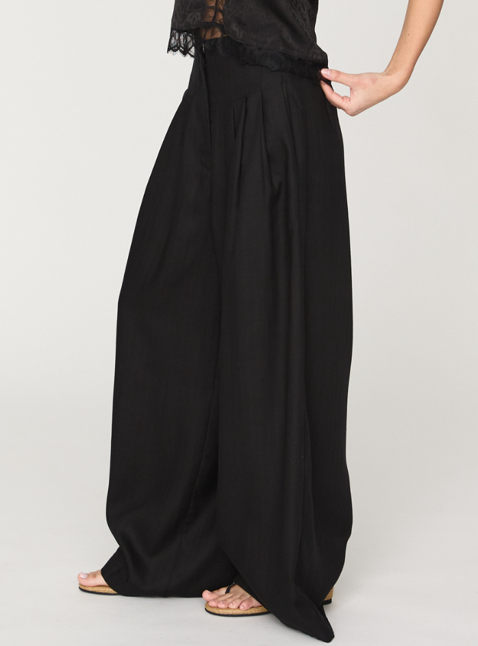 Linen Volume Wide Pants