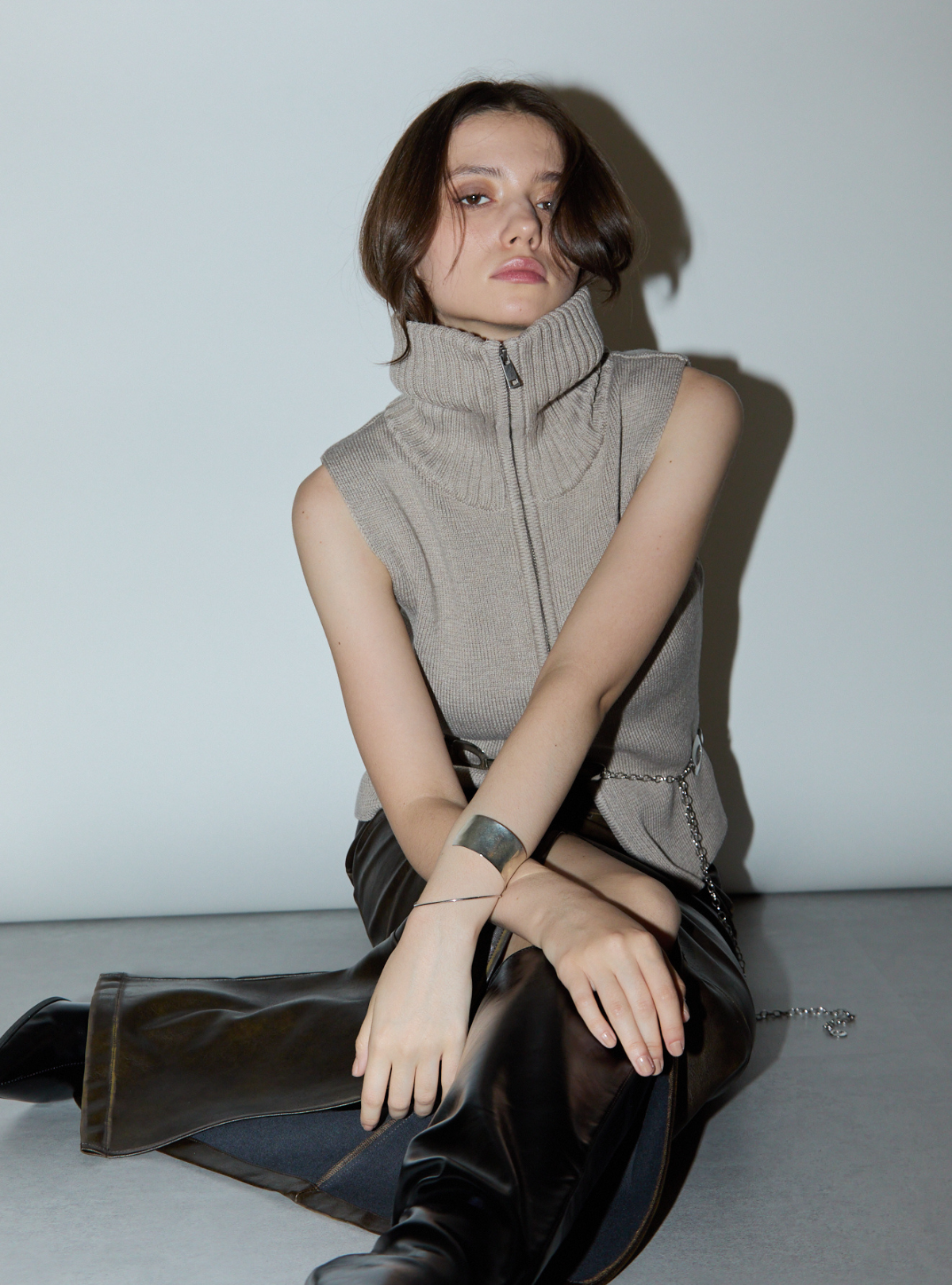 Loose Turtle Knit Tank