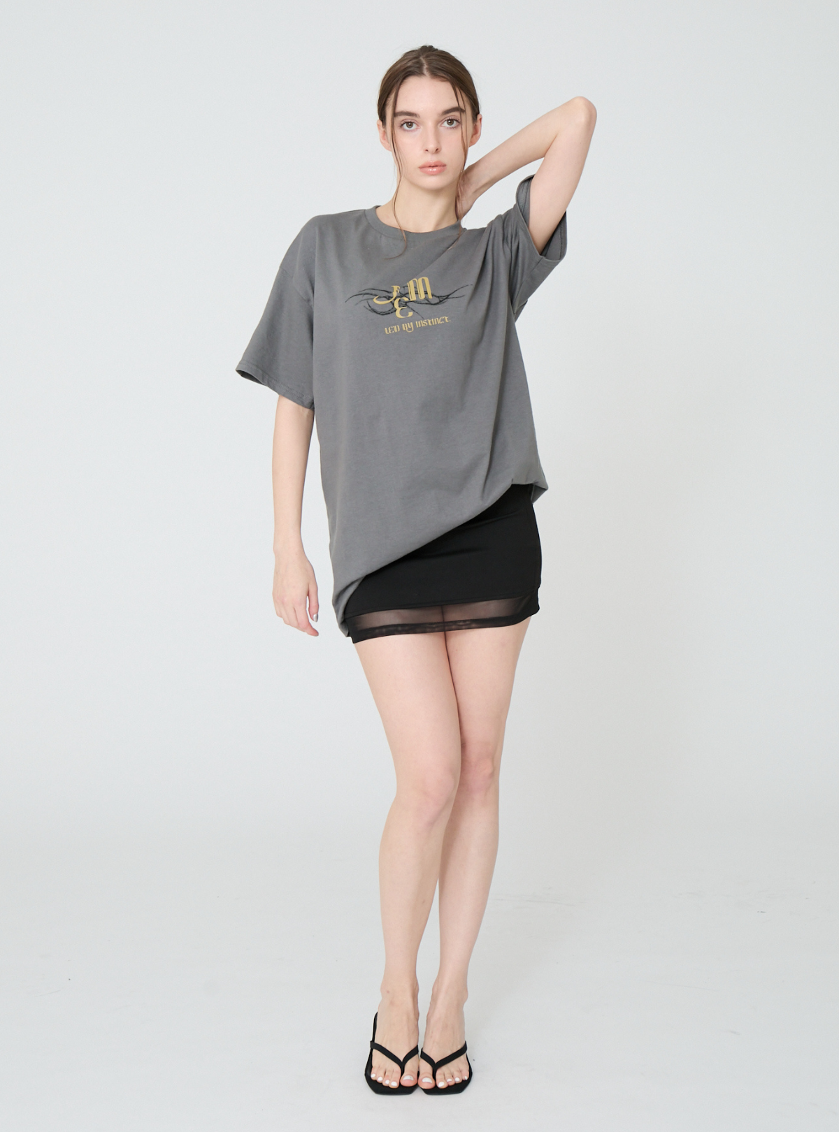 Sheer Switch Mini Skirt