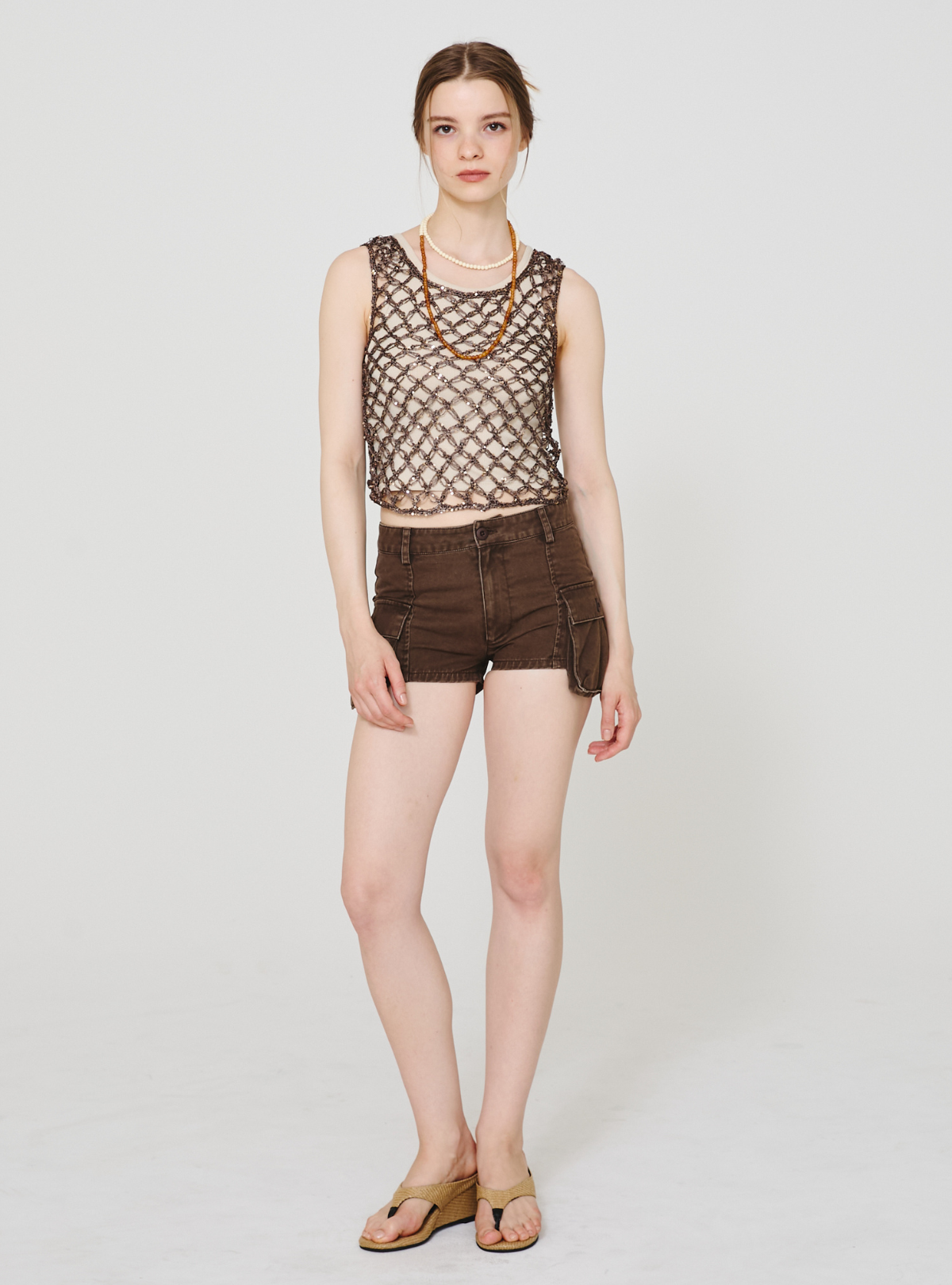 Sequin Lattice Tank Set