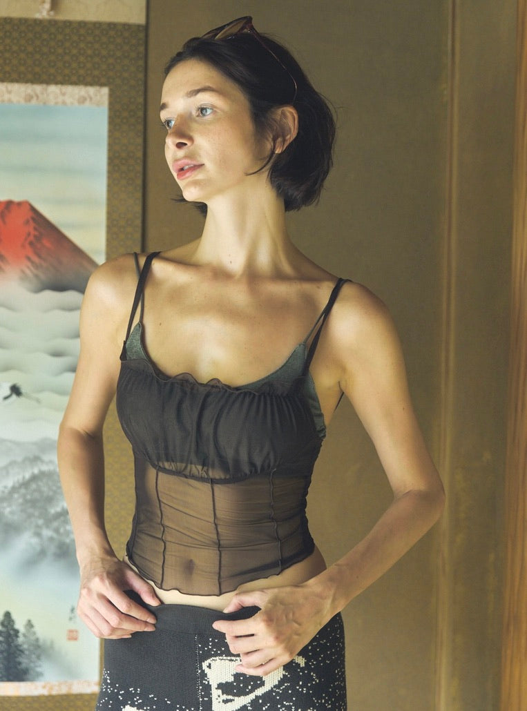 Puff See-through Cami – JUEMI