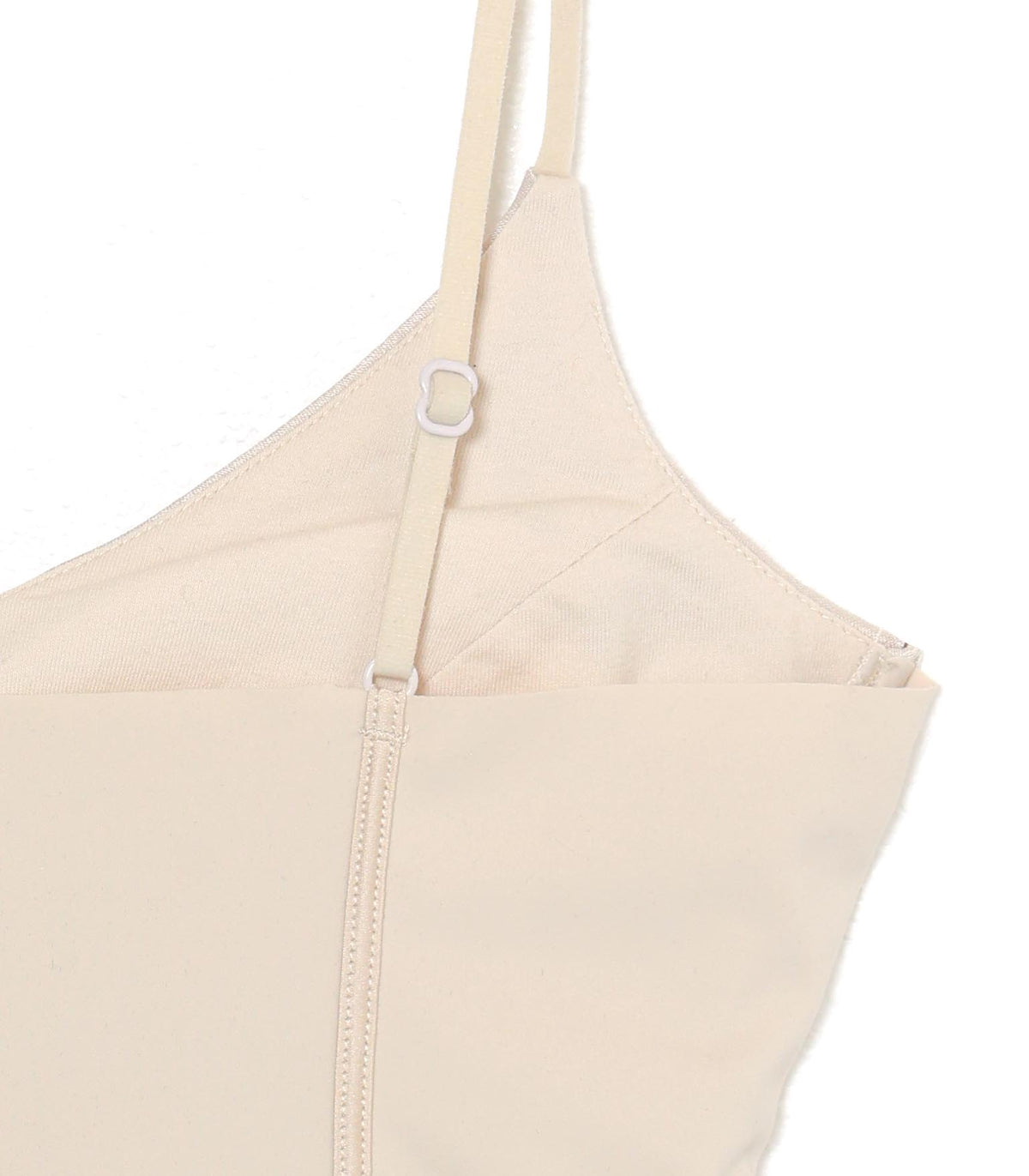 Seam Panel Satin Bustier