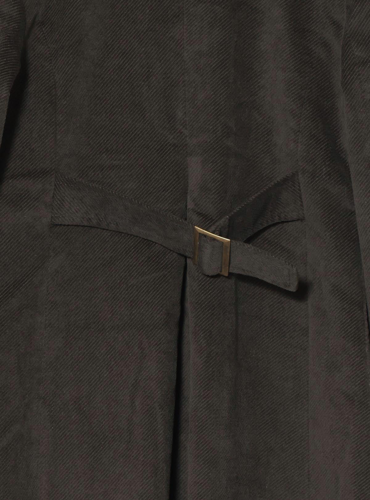 A-Line Corduroy Long Coat